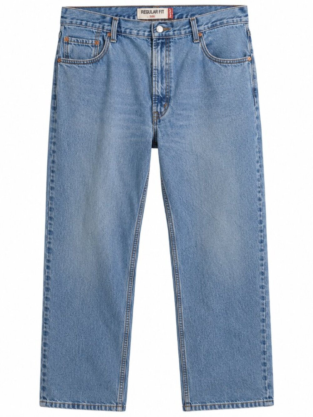 Levi’s 505 Men’s Jeans W40 L32 Light Wash Regular Fit Straight Leg Denim